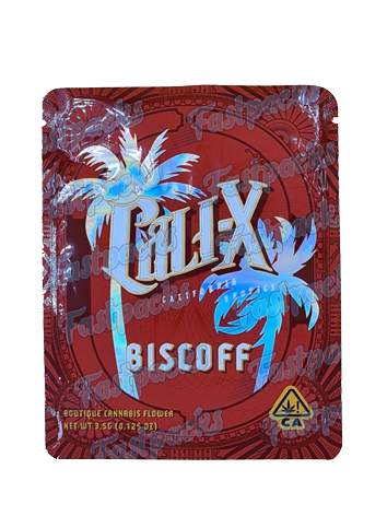 Cali-X ~ Biscoff ~ 3.5G Holographic Mylar Bag