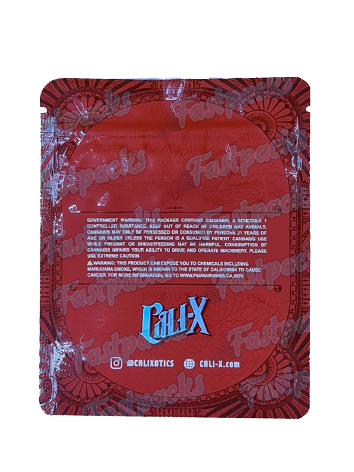 Cali-X ~ Biscoff ~ 3.5G Holographic Mylar Bag