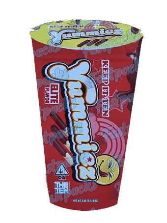 The Ten Co ~ Choc Yummiez ~ 3.5G Large Die-Cut Mylar Bag