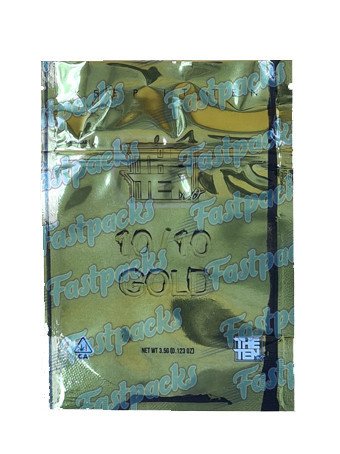 The Ten Co ~ Gold ~ 3.5G Mylar Bag