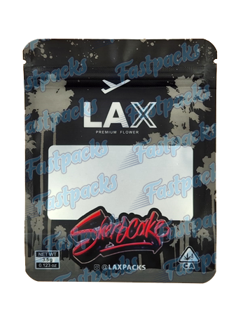 LAX ~ Sherbcake ~ 3.5G Die-Cut Mylar Bag