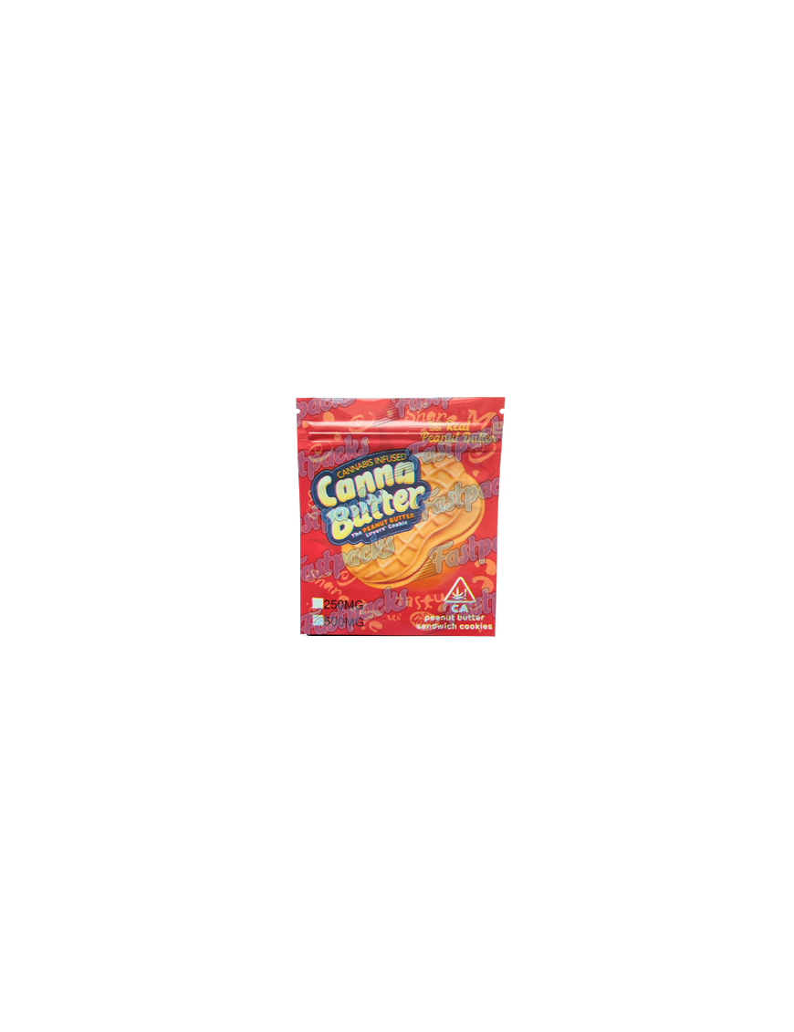 Canna Butter ~ Peanut Butter Cookies ~ 250/500MG Mylar Bag