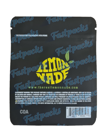 Cookies ~ Lemonade Tangeray ~ 3.5G Mylar Bag Inc. Strain Label & Holographic