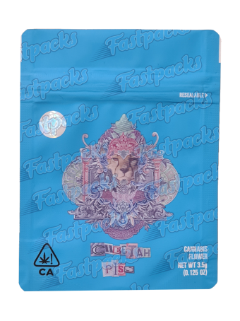 Cookies ~ Cheetah Piss ~ 3.5G Mylar Bag Inc Strain Label & Holographic