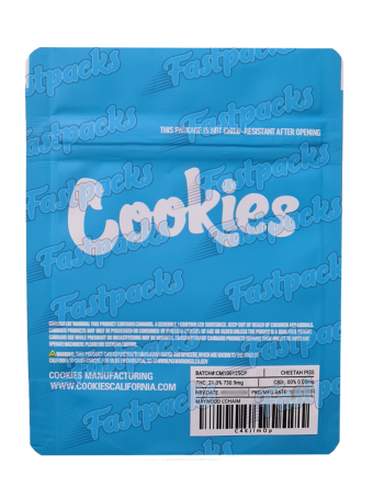 Cookies ~ Cheetah Piss ~ 3.5G Mylar Bag Inc. Strain Label & Holographic