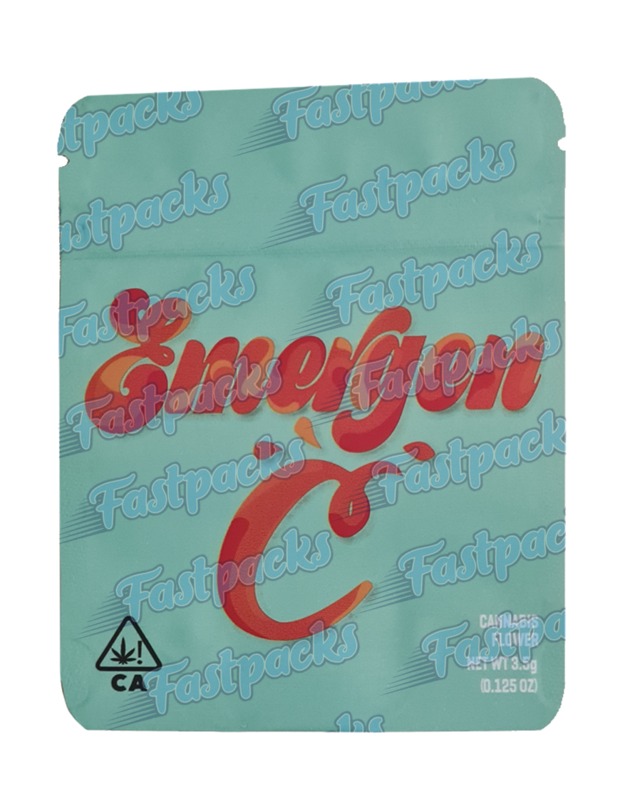 Cookies ~ Emergen'C' ~ 3.5G Mylar Bag Inc. Strain Label & Holographic