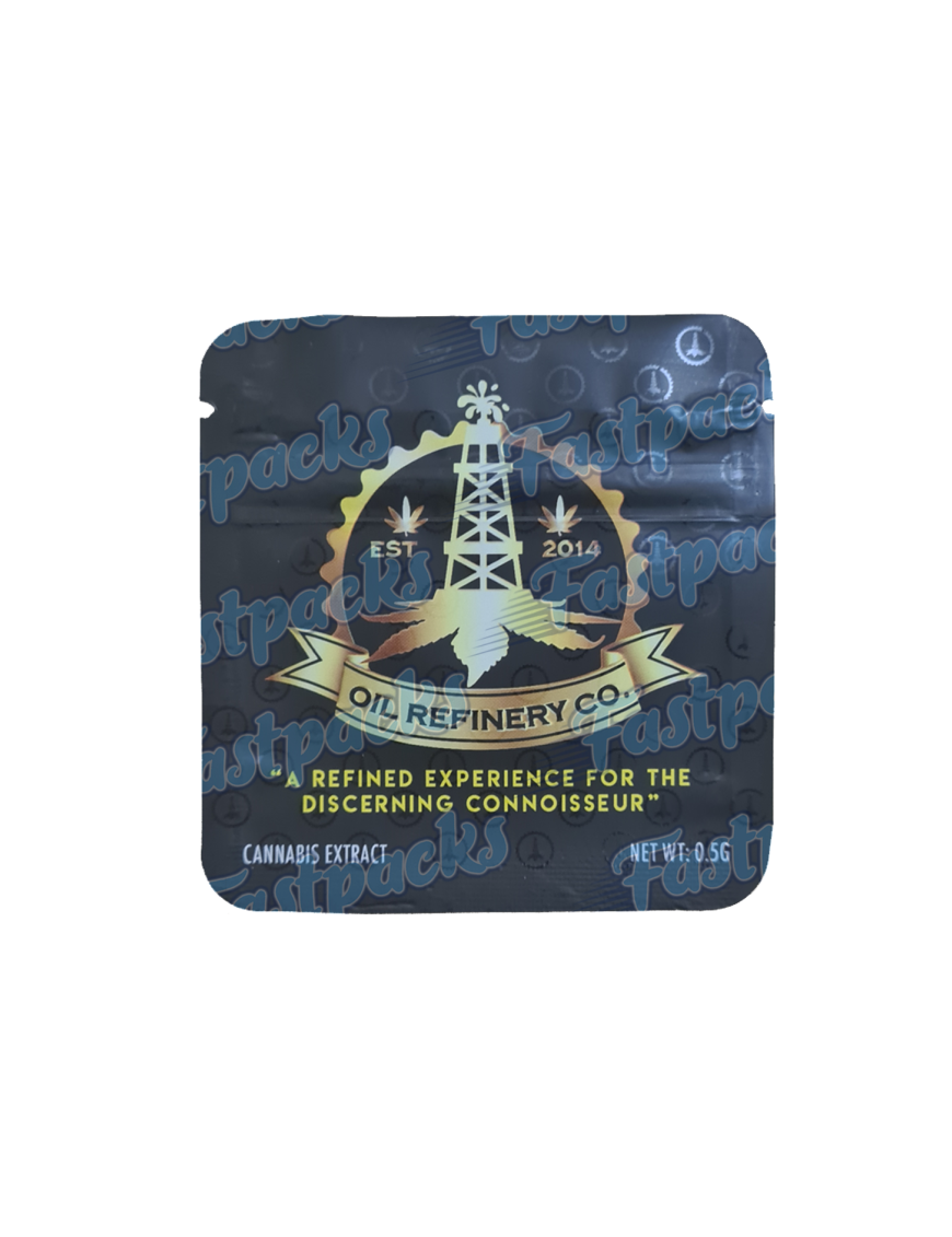 Oil Refinery Co. ~ Live Resin Cannabis Extract 0.5G Packaging Inc. Strain Labels