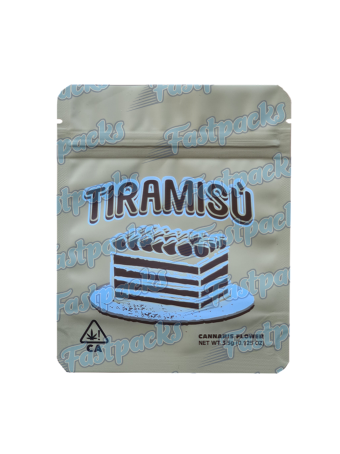 Rare ~ Tiramisu ~ 3.5G Mylar Bag Inc Strain Label