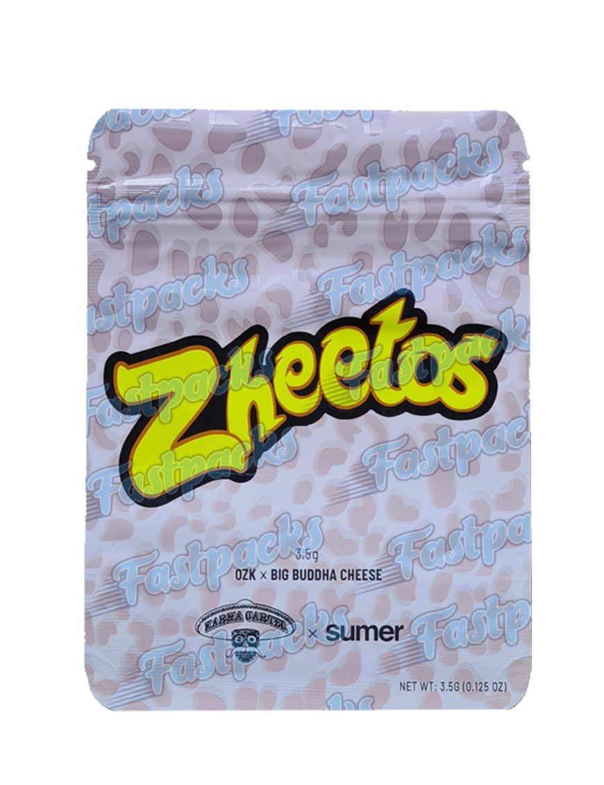 Zheetos ~ Pink ~ 3.5G Mylar Bag