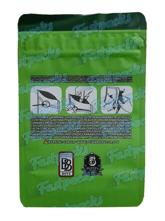 Backpack Boyz ~ Apple Gelato ~ 3.5G Mylar Bag Inc. Tamper Evident Holographic