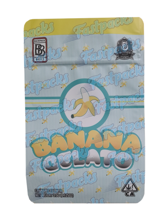 Backpack Boyz ~ Banana Gelato ~ 3.5G Mylar Bag Inc Tamper Evident Holographic