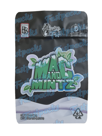 Backpack Boyz ~ Mac And Mintz ~ 3.5G Mylar Bag Inc Tamper Evident Holographic