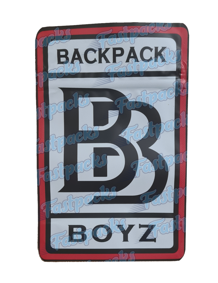 Backpack Boyz ~ Original ~ 3.5G Mylar Bag Inc Tamper Evident Holographic