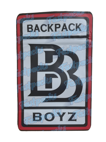 Backpack Boyz ~ Original ~ 3.5G Mylar Bag Inc Tamper Evident Holographic