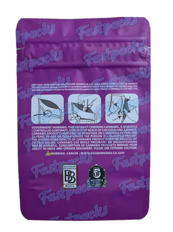 Backpack Boyz ~ Guava Nectar ~ 3.5G Mylar Bag Inc Tamper Evident Holographic