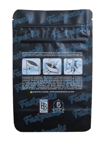 Backpack Boyz ~ Tradicional Horchata ~ 3.5G Mylar Bag Inc Tamper Evident Holographic