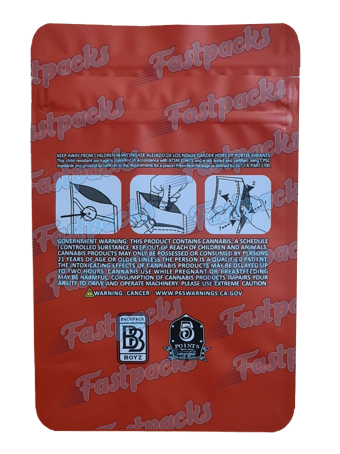 Backpack Boyz ~ Gelatti ~ 3.5G Mylar Bag Inc Tamper Evident Holographic