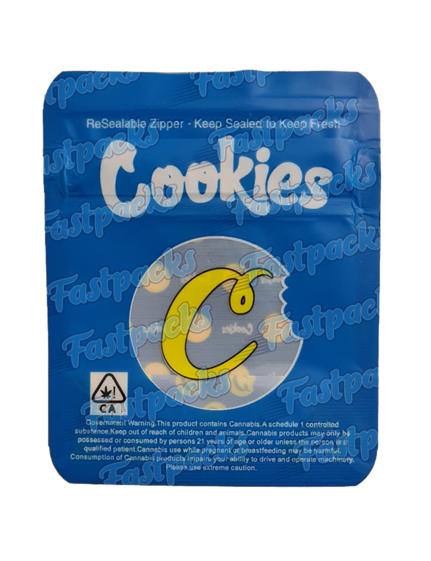 Cookies ~ Blue / Yellow ~ 1.0G Mylar Bag