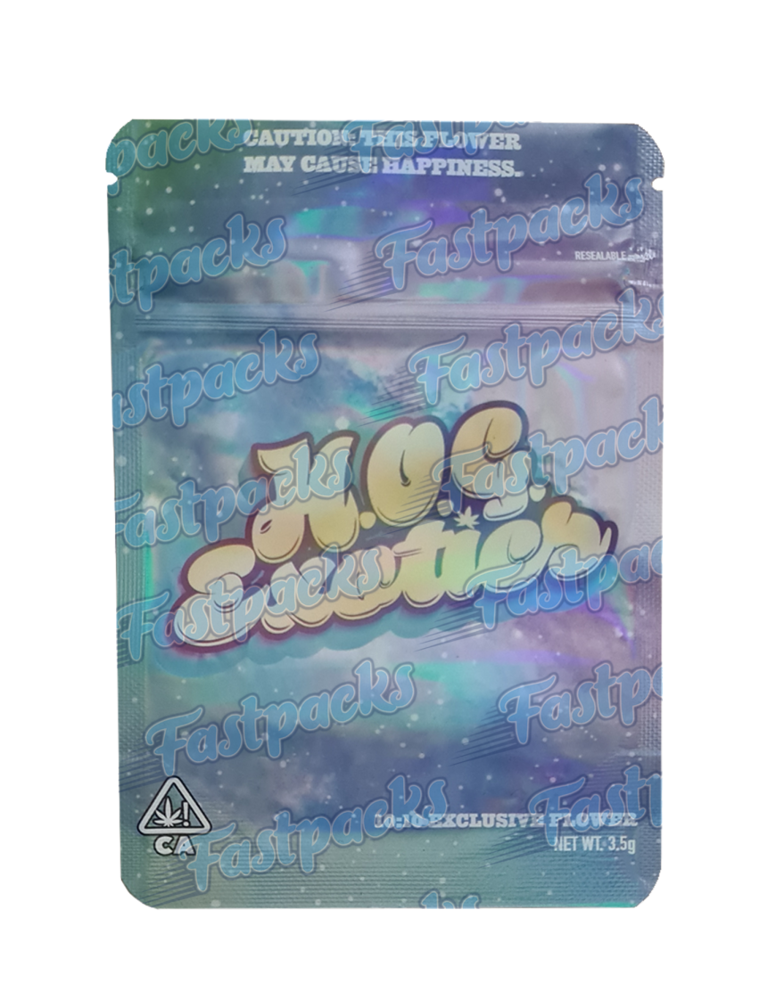 H.O.G Exotics ~ This Flower May Cause Happiness ~ 3.5G Mylar Bag