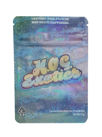 H.O.G Exotics ~ This Flower May Cause Happiness ~ 3.5G Mylar Bag