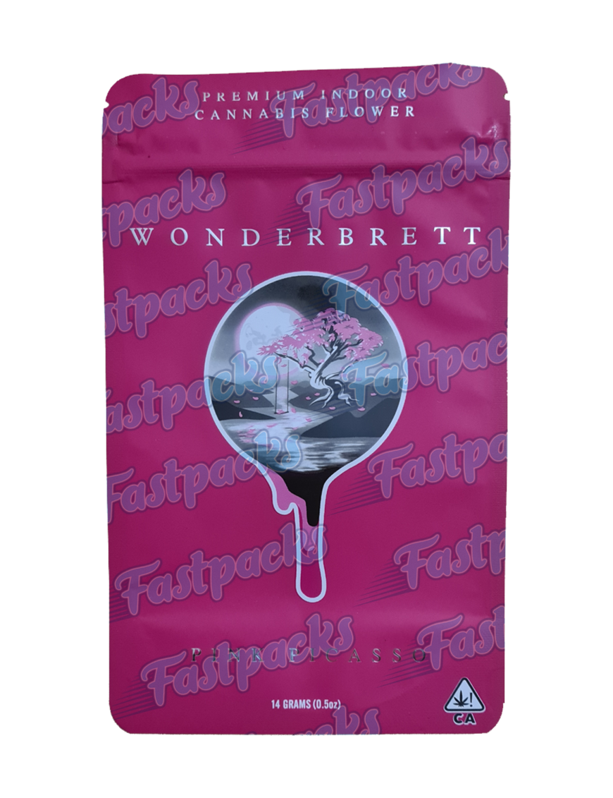 Wonderbrett ~ Pink Picasso ~ 14G Mylar Bag