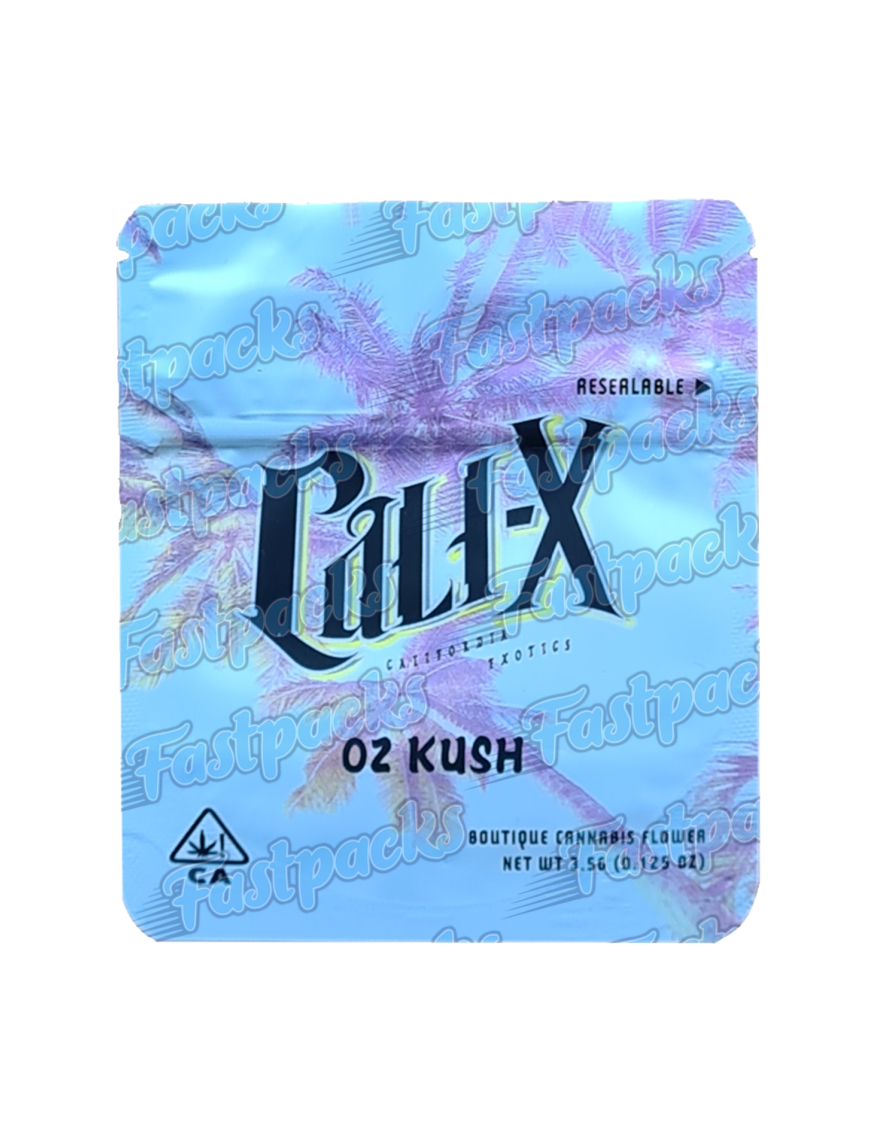 Cali-X ~ Oz Kush ~ 3.5G Mylar Bag