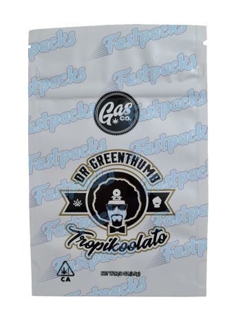 Gas Co x Dr Greenthumb ~ White Tropikoolato ~ 3.5G Mylar Bag