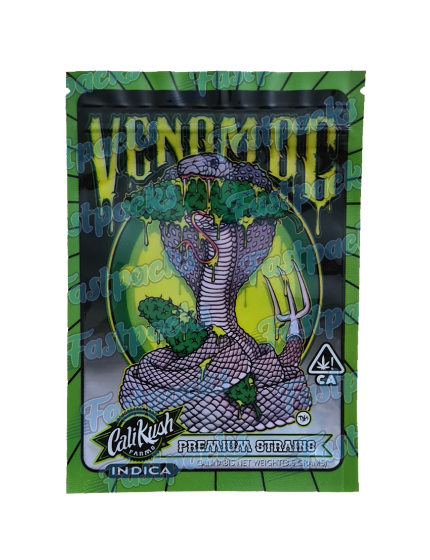 Cali Kush Farms ~ Venom OG ~ 3.5G Mylar Bag