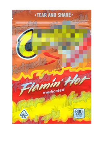 Cheetos ~ Medicated Flamin' Hot ~ 600MG Mylar Bag