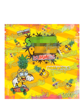 Stoner Patch Dummies ~ Pineapple ~ 500MG Mylar Bag (Bulk Avaliable)