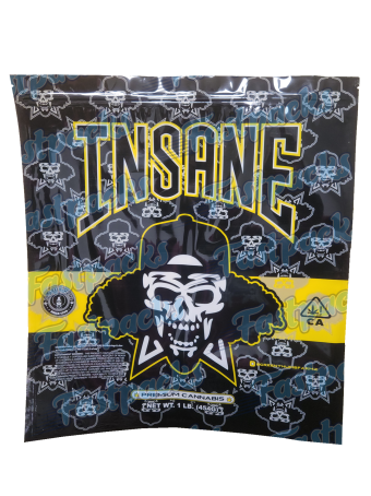 Insane OG ~ Original ~ 1LB (16 Ounce) Super Large Mylar Bag