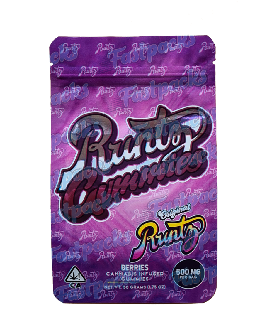 Runtz Gummies ~ Original Berries ~ 500MG Mylar Bag