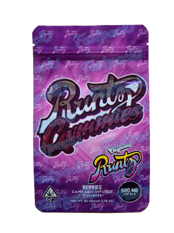 Runtz Gummies ~ Original Berries ~ 500MG Mylar Bag