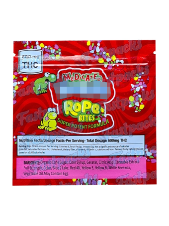 Medicated N Rope Bites ~ Original Red Classic 600MG (Bulk)