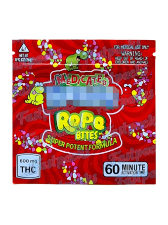 Medicated N Rope Bites ~ Original Red Classic 600MG (Bulk)