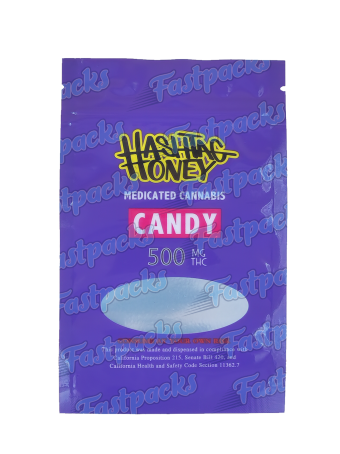 Hashtag Honey Medicated Candy ~ Purple ~ 500MG Mylar Bag