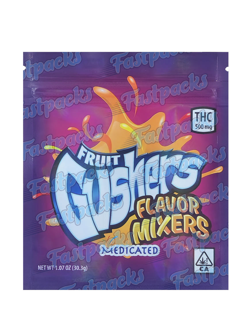 Fruit Gushers ~ Flavour Mixers ~ 500MG Mylar Bag