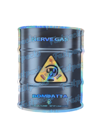 Nerve Gas ~ Bombatta ~ 3.5G Die-Cut Mylar Bag