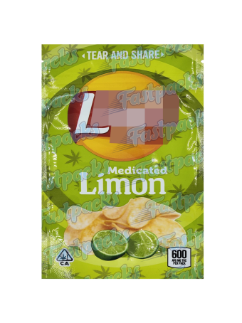 Lays ~ Medicated Limon ~ 600MG Mylar Bag