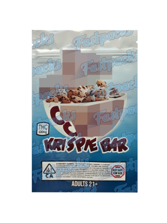 Medicated C Crisp ~ Krispie Bar ~ 600MG Mylar Bag