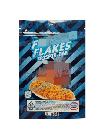 Medicated F Flakes ~ Krispie Bar ~ 600MG Empty Mylar Bag