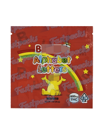 B.aribo ~ Alphabet Letters ~ 600MG Mylar Bag