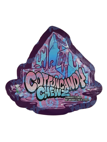 Chewz ~ Cotton Candy ~ 3.5G Die Cut Mylar Bag