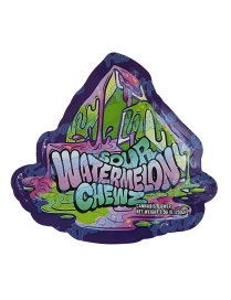 Chewz ~ Sour Watermelon ~ 3.5G Die Cut Mylar Bag