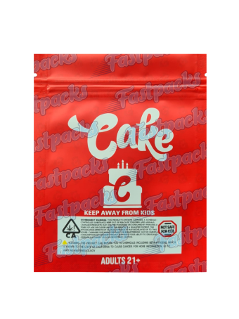 Cake ~ Grape Sour Delta 8 Gummies ~ 600MG Mylar Bag