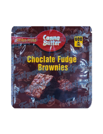 Canna Butter ~ Chocolate Fudge Brownies ~ 600MG Mylar Bag