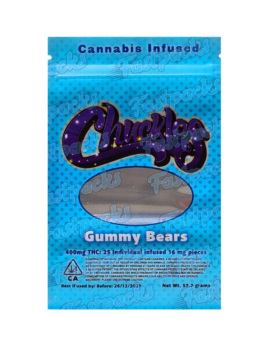 Chuckles ~ Gummy Bears ~ 400MG/600MG Mylar Bag