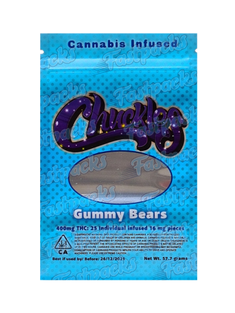 Chuckles ~ Gummy Bears ~ 400MG/600MG Mylar Bag