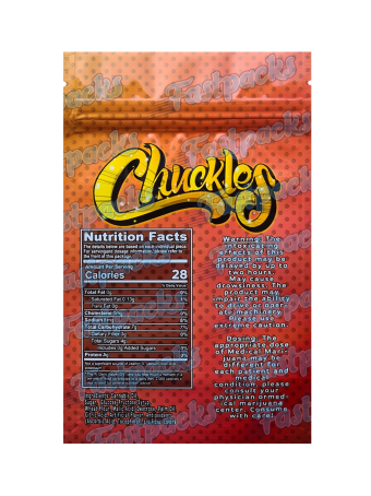 Chuckles ~ Peach Rings ~ 400MG/600MG Mylar Bag