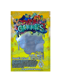 Dank Gummies ~ Yellow ~ 500MG Mylar Bag